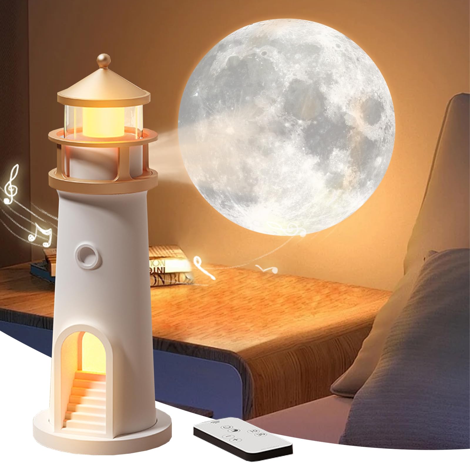 lampe phare lunaire – projecteur lune & ambiance relaxante lampe phare lunaire – projecteur lune & ambiance relaxante