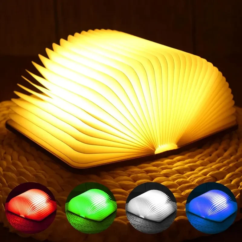 Accueil lampe livre magique – lampe pliable lumineuse