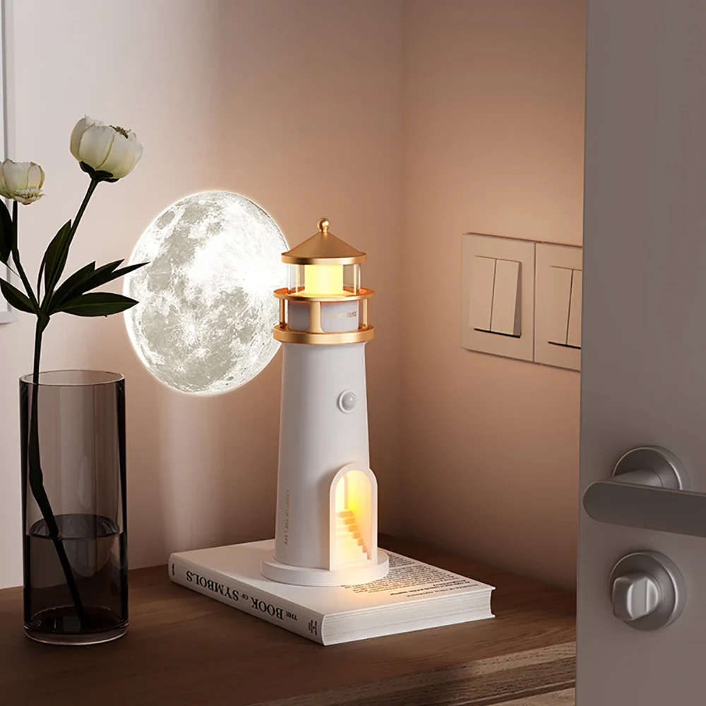 lampe phare lunaire – projecteur lune & ambiance relaxante lampe phare lunaire – projecteur lune & ambiance relaxante